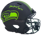 STEVE LARGENT AUTOGRAPHED SEAHAWKS ECLIPSE FULL SIZE AUTHENTIC HELMET MCS 210455