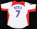 Jose Reyes Signed Dominican Republic Baseball Classic Jersey (JSA COA) N.Y. Mets