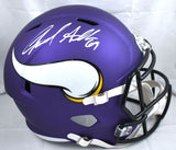 Jared Allen Signed Minnesota Vikings F/S Speed Helmet- Beckett W Hologram *White