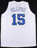 Jahlil Okafor Signed Duke Blue Devil's Jersey (Schwartz COA) 3rd Pick 2015 Draft