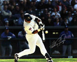 Andres Galarraga Autographed/Signed Colorado Rockies 16x20 - Ball On Bat