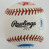 Mike Schmidt Signed Rawlings Baseball w/ Phillies 100 Year Stamp (JSA COA) 3 B.