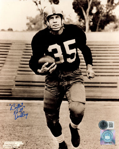 Bullet Bill Dudley Signed Pittsburgh Steelers 8x10 Photo Beckett 45570