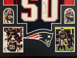 FRAMED NEW ENGLAND PATRIOTS CHASE WINOVICH AUTOGRAPHED SIGNED JERSEY BAS COA