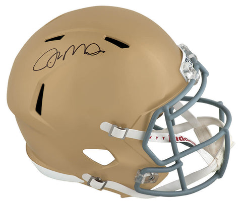 Joe Montana Signed Notre Dame Riddell Full Size Replica Helmet - (FANATICS COA)