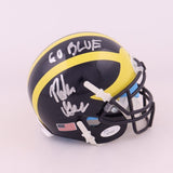 Rashan Gary Signed Michigan Wolverine Mini-Helmet (JSA COA) Green Bay Packers LB