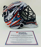 JOONAS KORPISALO Autographed Columbus Blue Jackets Mini Goalie Mask FANATICS