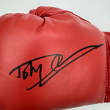 Autographed/Signed Dolph Lundgren Rocky Movie Red Everlast Boxing Glove PSA COA