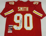 Neil Smith Signed Kansas City Chiefs Jersey (JSA COA) 6xPro Bowl Defensive End