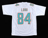 Hunter Long Signed Miami Dolphins Jersey (Beckett Holo) 2021 3rd Round Pick T.E.