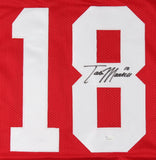 Tate Martell Signed Ohio State Buckeyes Red Jersey (JSA COA) OSU QB (2017-2018)