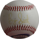 Bryn Smith Autographed Colorado Rockies Inaugural Season Baseball BAS 44343