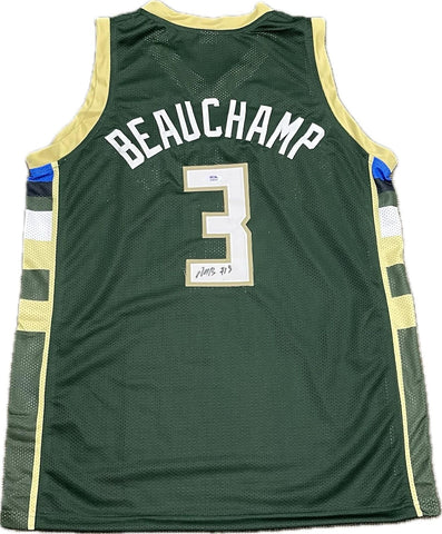 Marjon Beauchamp signed jersey PSA/DNA Milwaukee Bucks Autographed