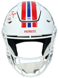 Tom Brady Autographed "LFG" Patriots Throwback SpeedFlex Helmet Fanatics LE 1/25