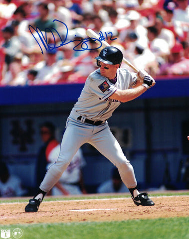 Mike Kingery Autographed/Signed Colorado Rockies 8x10 Photo 24313 PF