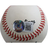 Larry Walker Autographed Colorado Rockies National League Baseball BAS 44364