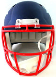 Drew Bledsoe Signed New England Patriots F/S AMP Speed Helmet w/ Insc- Beckett