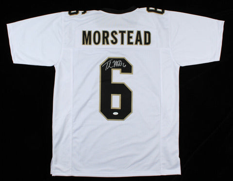 Thomas Morstead Signed Saints Jersey (JSA COA) New Orleans Punter since 2009