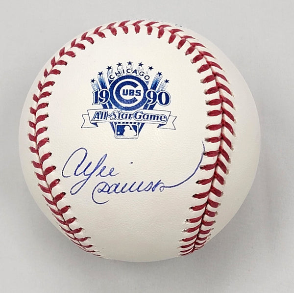 Andre Dawson Signed Chicago Cubs 1990 All Star Game Baseball Beckett Witnessed