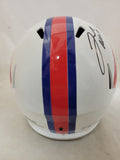 JOSH ALLEN SIGNED BUFFALO BILLS F/S CLASSIC SPEED REPLICA HELMET BECKETT QR