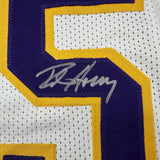 Framed Autographed/Signed Robert Horry 33x42 Los Angeles LA White Jersey BAS COA