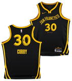 Stephen Curry "I Can Do All Things" Signed Black Nike 2023 City Ed. Jersey BAS W