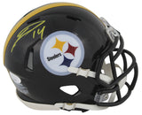 Steelers George Pickens Authentic Signed Speed Mini Helmet w/ Case JSA