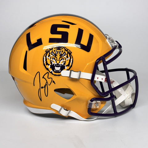 Joe Burrow Autographed Signed LSU Tigers Full Size Replica Helmet Fanatics