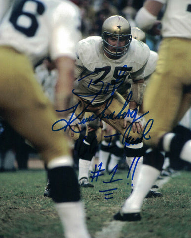 Bob Kuechenberg Autographed/Signed Notre Dame 8x10 Photo Irish 30318