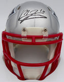 Mac Jones Autographed Patriots Speed Mini Helmet (Bubbled) Beckett WS86379