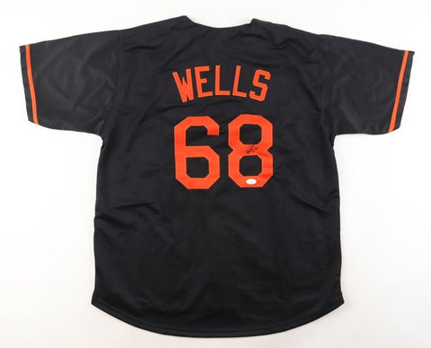 Tyler Wells Signed Orioles Jersey (JSA) Baltimore Picher / Spot Starter/ Bullpen