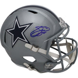 Emmitt Smith Autographed/Signed Dallas Cowboys F/S Speed Helmet Beckett 47652