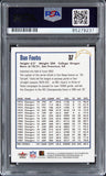 Chargers Dan Fouts Signed 2002 Fleer Throwbacks #37 Card PSA/DNA Slabbed