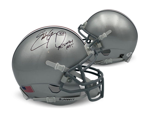 Eddie George Autographed Ohio State Buckeyes 1995 Heisman Signed Mini Helmet JSA