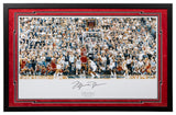 MICHAEL JORDAN Autographed Bulls "Last Shot" 36" x 22" Framed Photograph UDA