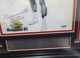 Muhammad Ali Autographed Framed 8x10 Photo Vintage Signature PSA/DNA COA AC05107