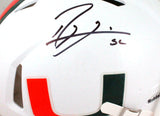 Ray Lewis Signed Miami Hurricanes F/S Speed Authentic Helmet- Beckett W Hologram