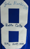 John Mackey Signed Baltimore Colts Jersey "Balto Colts & NFL HOF. 1992" JSA COA