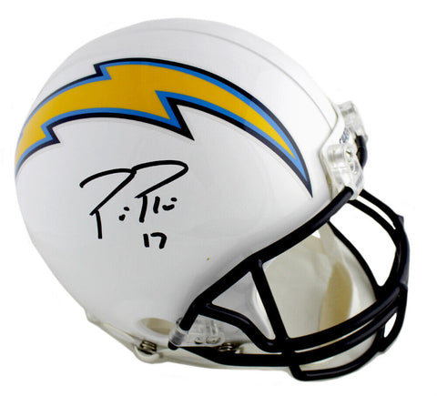 Philip Rivers Autographed/Signed Los Angeles Chargers Authentic Current Helmet