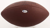 Earl Campbell Signed Wilson NFL Football (Beckett COA) Houston Oilers R.B.