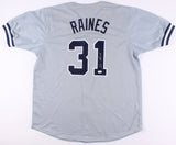 Tim Raines Signed New York Yankees Jersey (JSA COA) 7xAll-Star (1981-1987) HOF