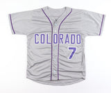 Brendan Rodgers Signed Colorado Rockies Jersey (Beckett) Gold Glove 2nd Baseman