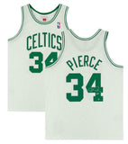 PAUL PIERCE Autographed "HOF '21" Celtics White Mitchell & Ness Jersey FANATICS