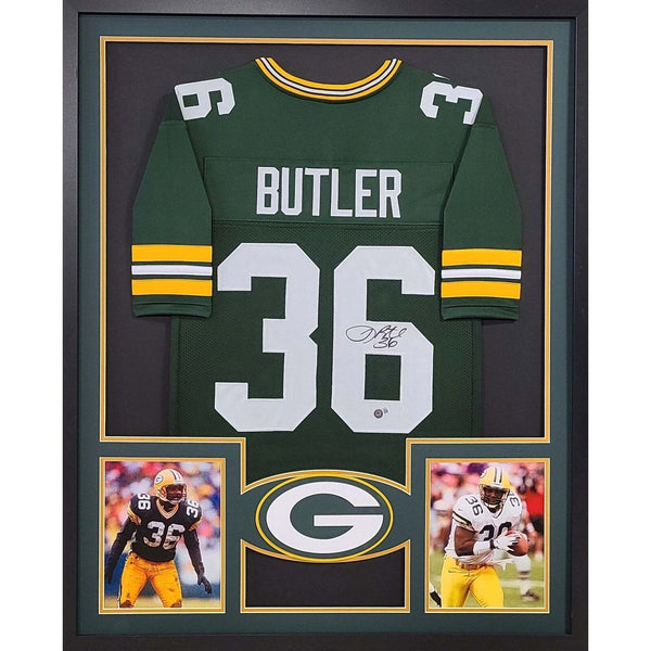 Leroy Butler Autographed Signed Framed Green Bay Packers Jersey BECKETT