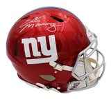 Eli Manning Signed New York Giants Speed Authentic Flash NFL Helmet