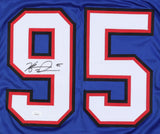 Kyle Williams Signed Bills Blue Jersey (JSA) Buffalo 6xPro Bowl Defensive Tackle