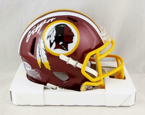 Dwayne Haskins Autographed Redskins Speed Mini Helmet- Beckett Auth *White