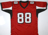 Tony Gonzalez Autographed Red Pro Style Jersey - Beckett W Hologram *Black