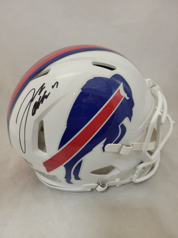 JOSH ALLEN SIGNED BUFFALO BILLS F/S SPEED AUTHENTIC HELMET BECKETT COA