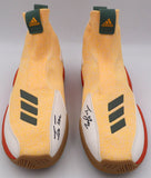 Trae Young Autographed Adidas Shoes Ice Trae Hawks Size 12 Beckett BL93428